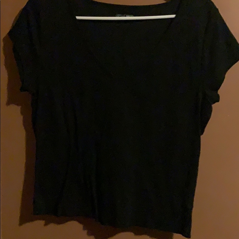 Black crop top